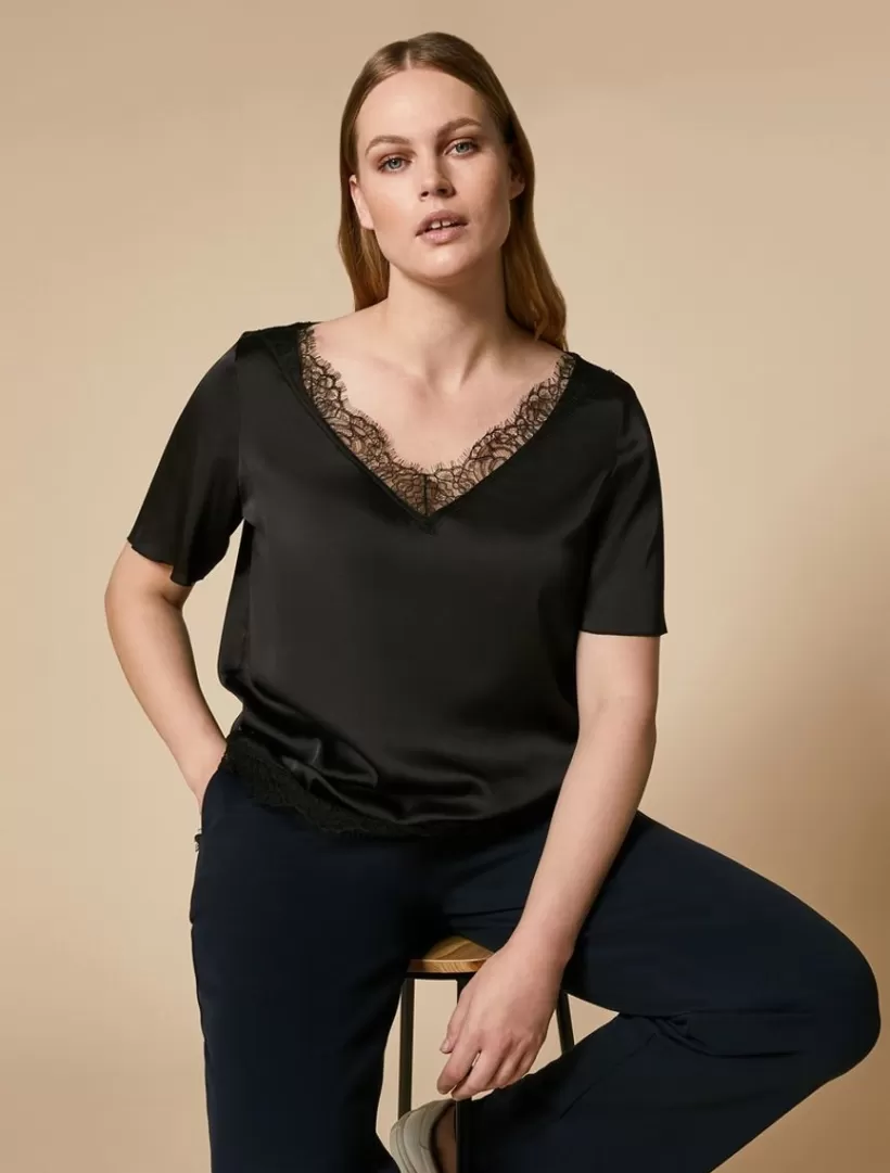 Online Blouse With Lace Details Blouses & Shirts