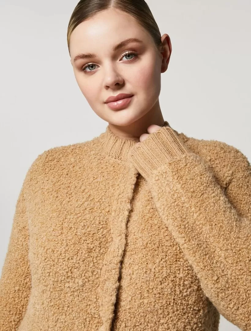 Cheap Boucle Cardigan Knitwear