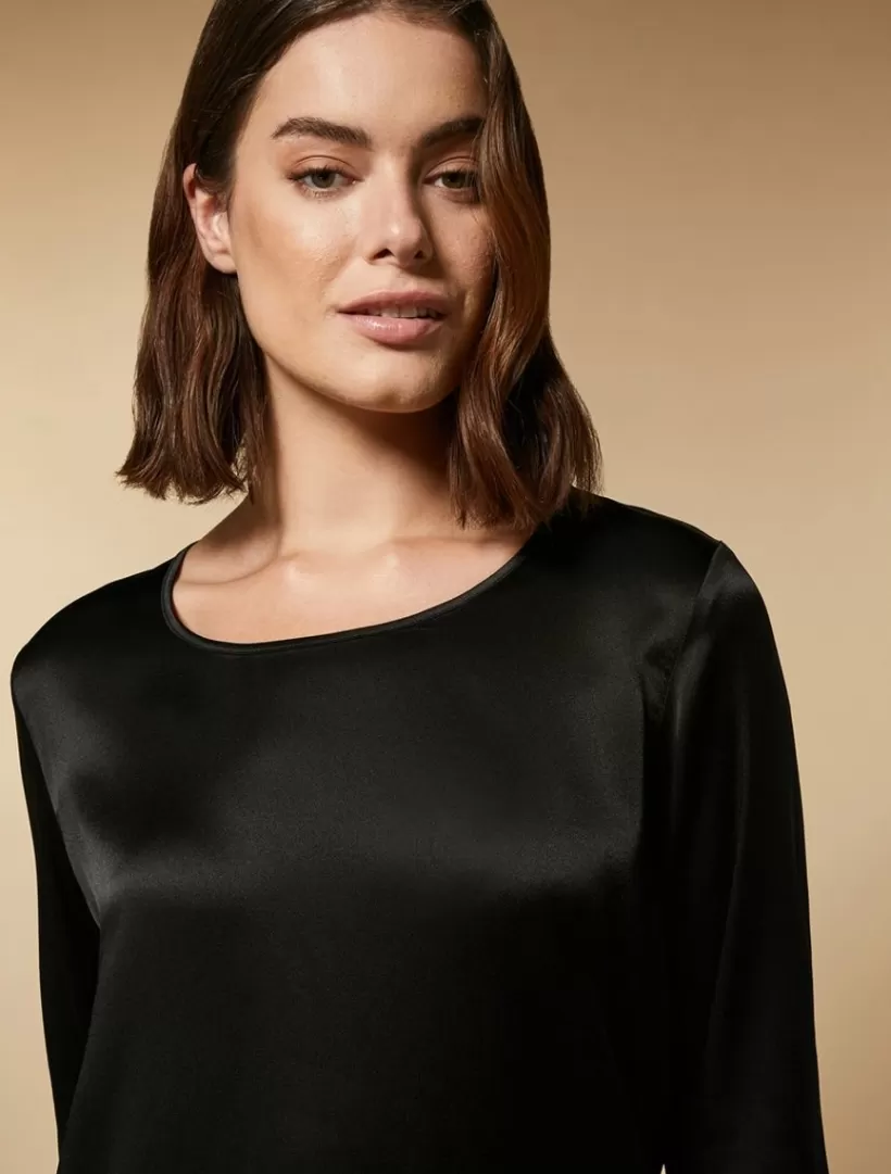 Clearance Boxy Satin Blouse Blouses & Shirts