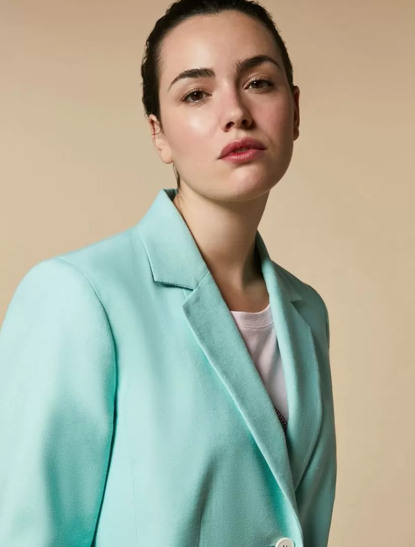 Fashion Cotton And Linen Blazer Jacket Jacket & Blazers