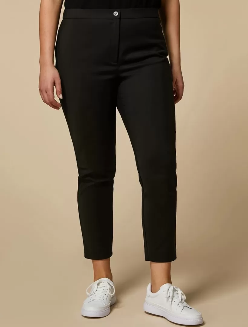 Sale Cotton Canvas Slim Trousers Trousers