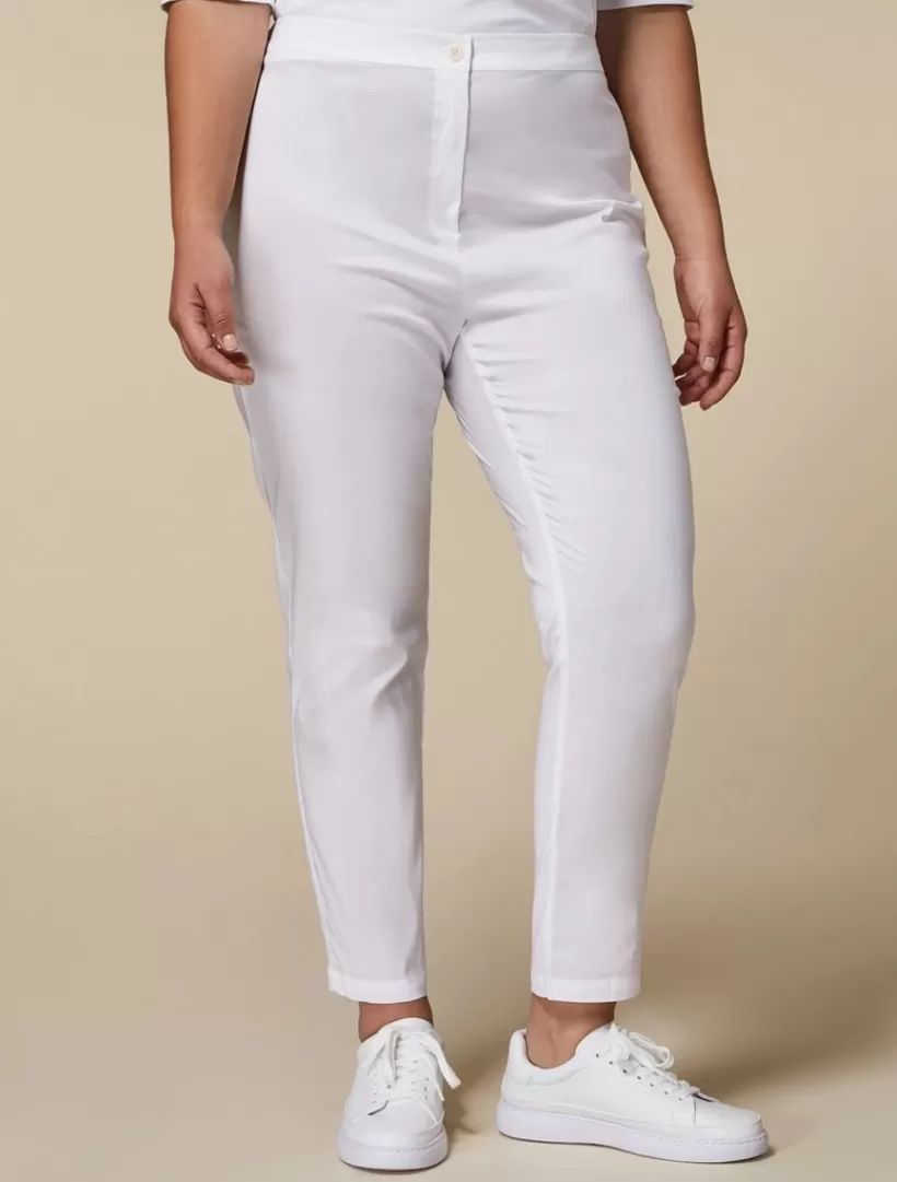 Fashion Cotton Poplin Trousers Trousers