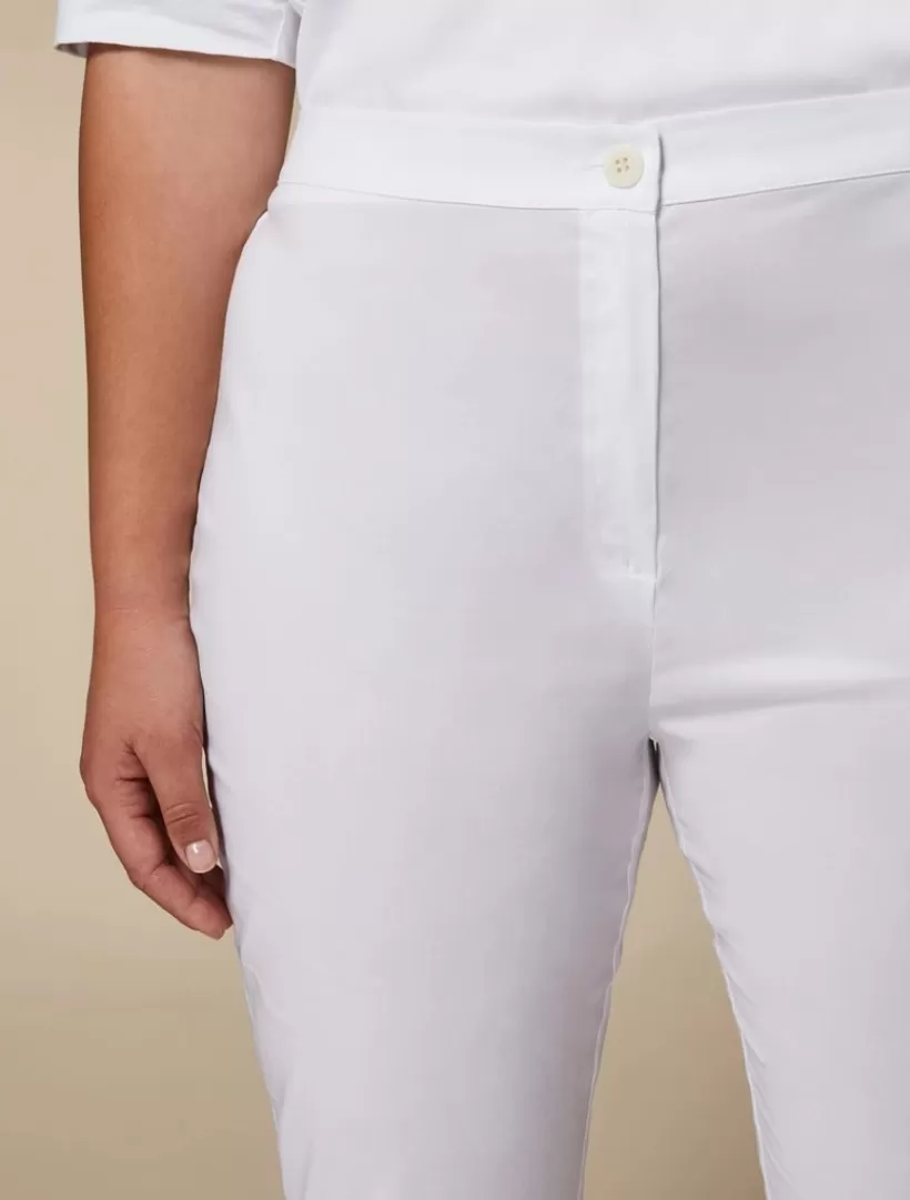 Fashion Cotton Poplin Trousers Trousers