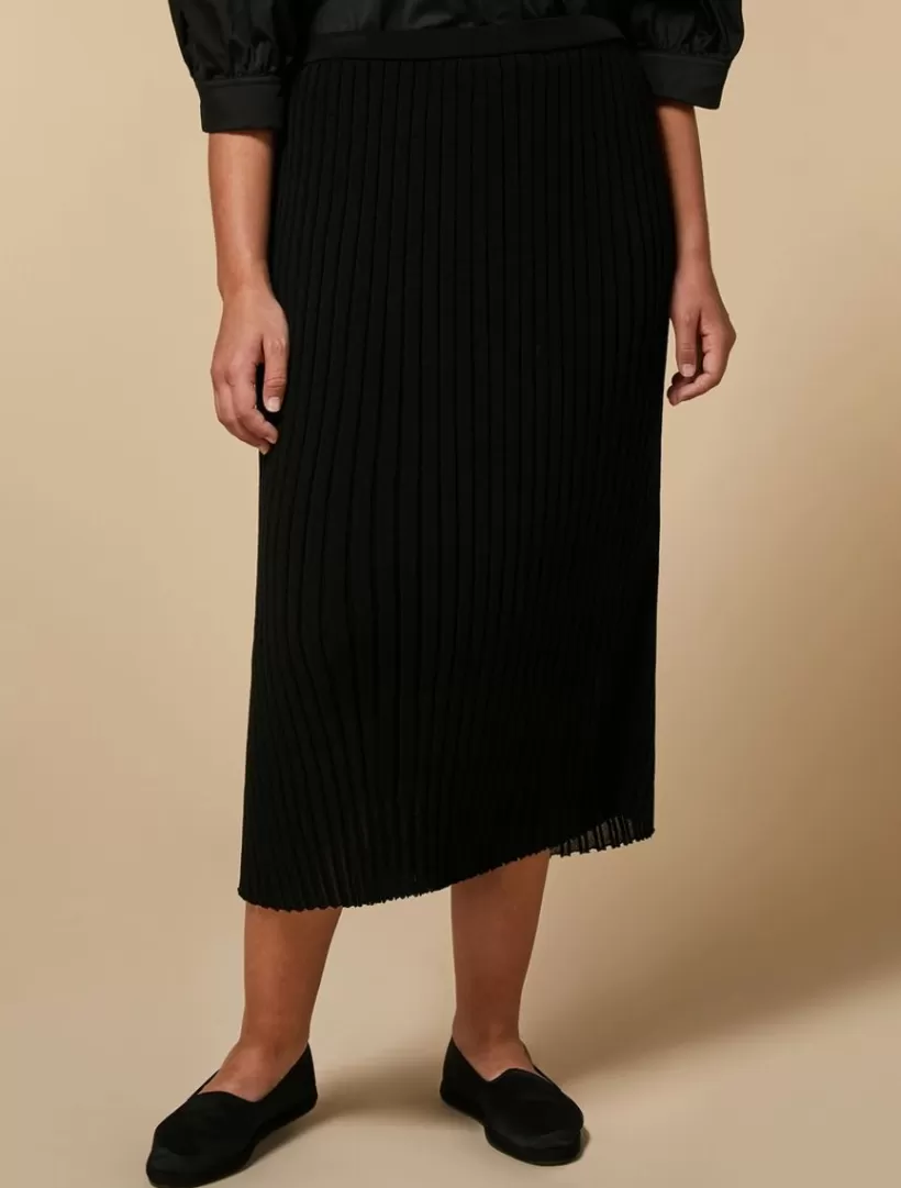 Best Sale Crepe Knit Skirt Skirts