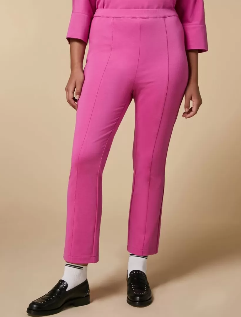 Sale Cropped Jersey Trousers Trousers