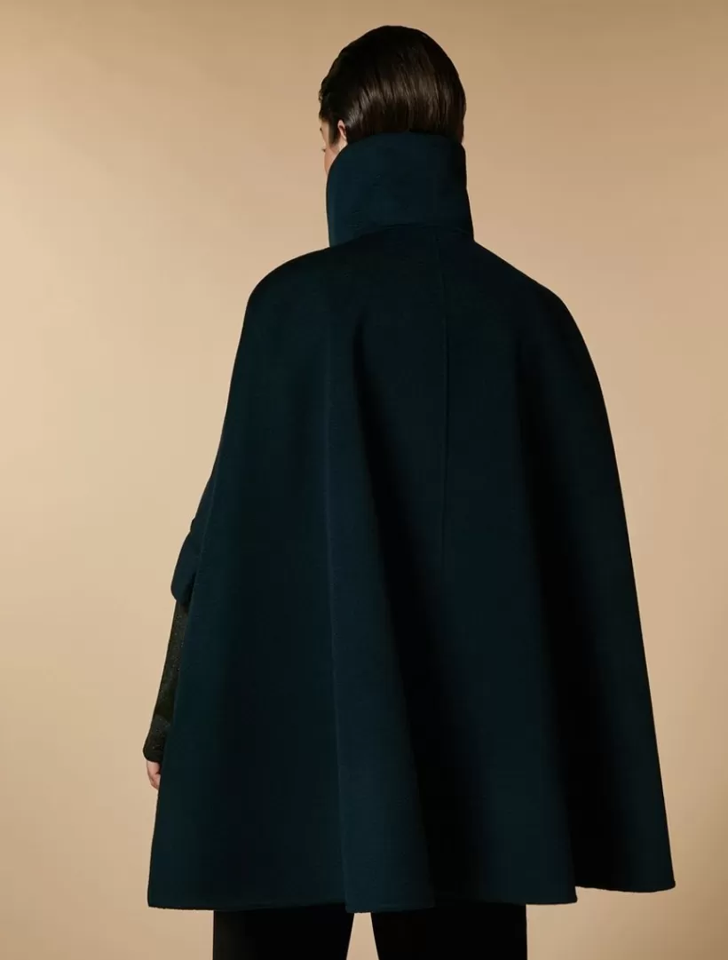 Outlet Double-Faced Pure Wool Cape Formalwear