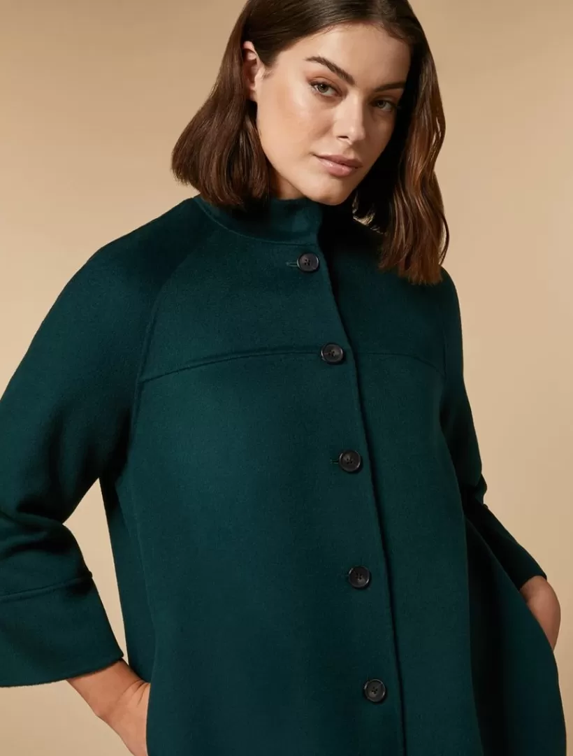 Shop Double-Faced Wool And Cashmere Coat Coats