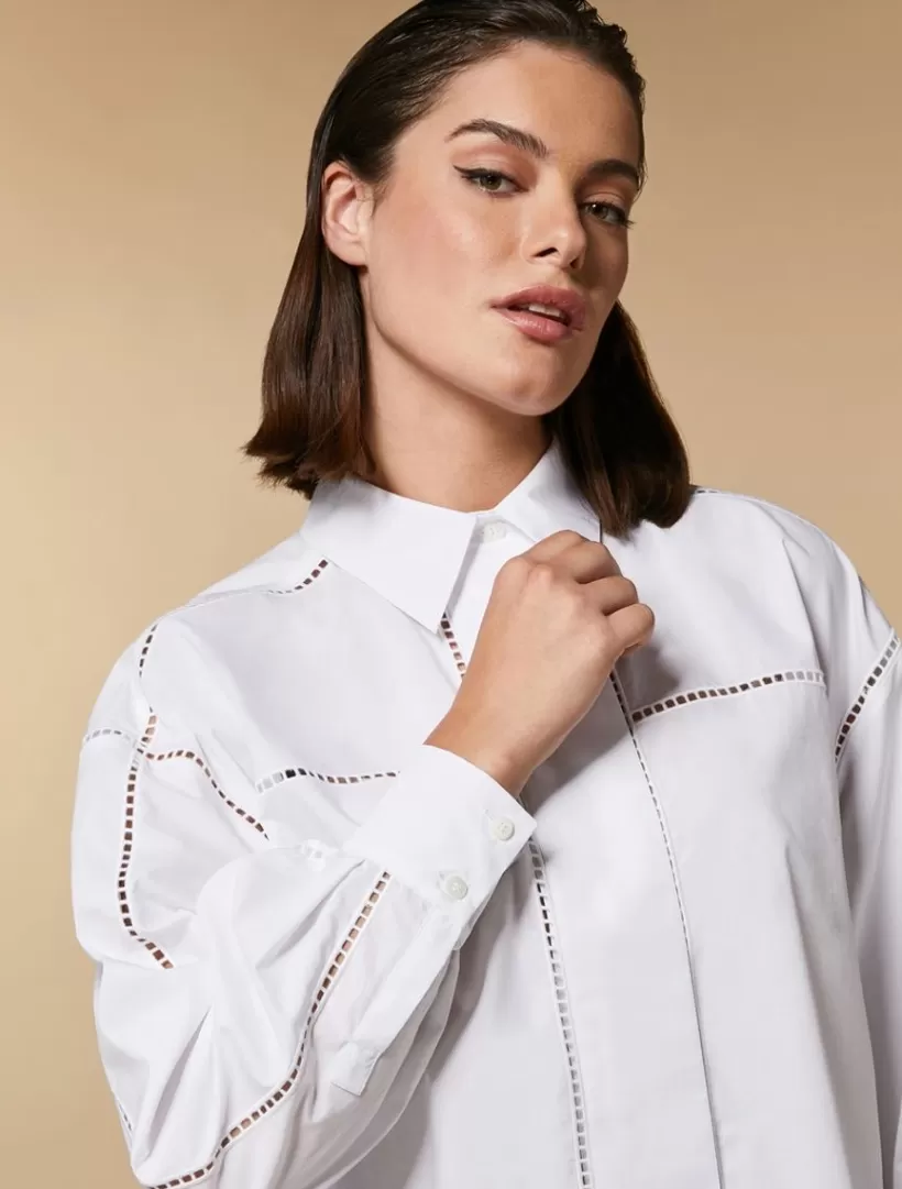 Outlet Embroidered Poplin Tunic Blouses & Shirts