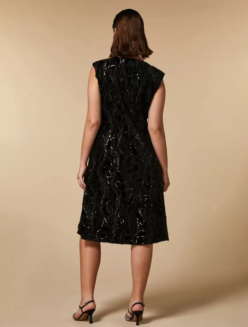 Online Embroidered Velvet Dress Dresses