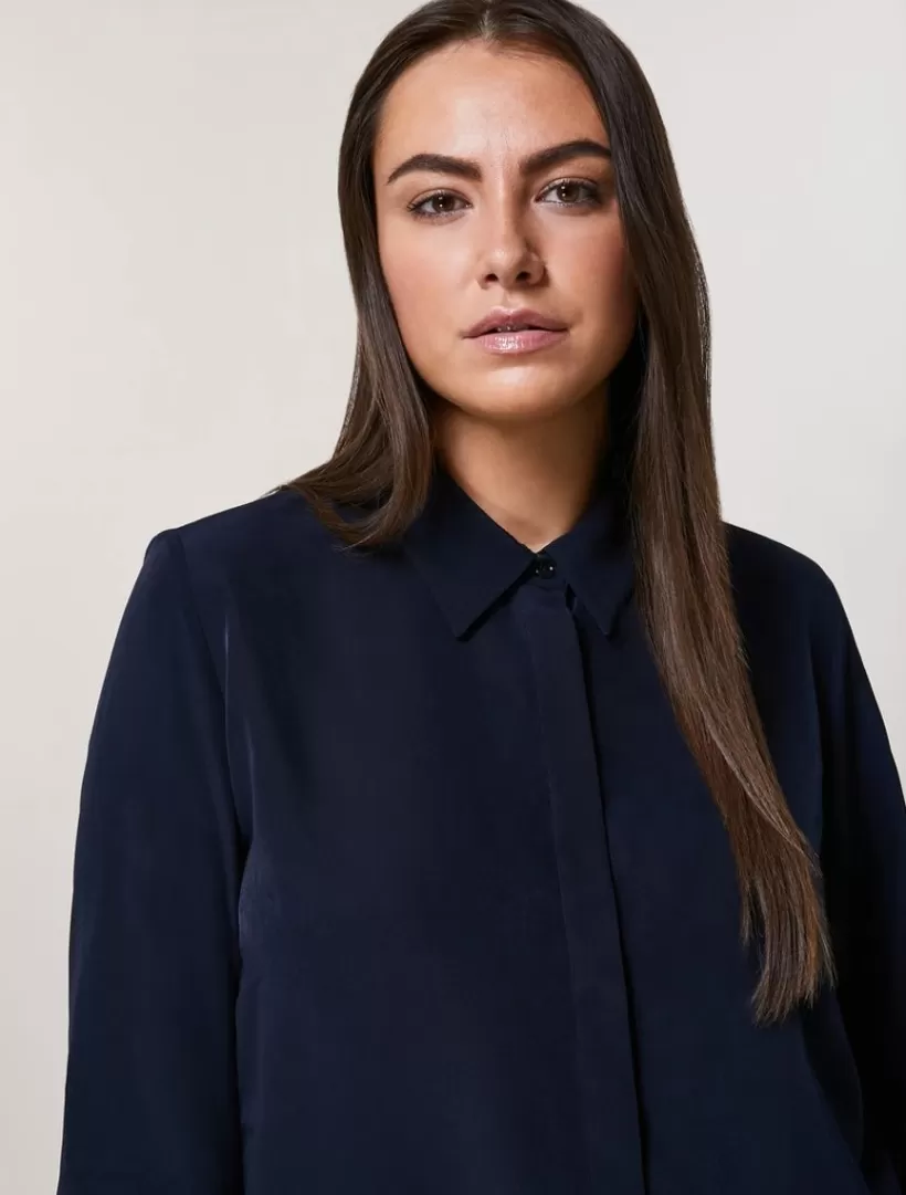 Flash Sale Fluid Fabric Shirt Blouses & Shirts