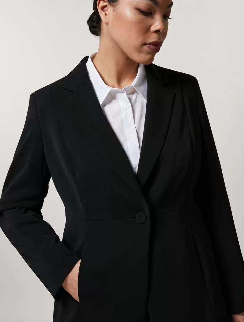 Sale Fluid Stretch Fabric Blazer Jacket & Blazers