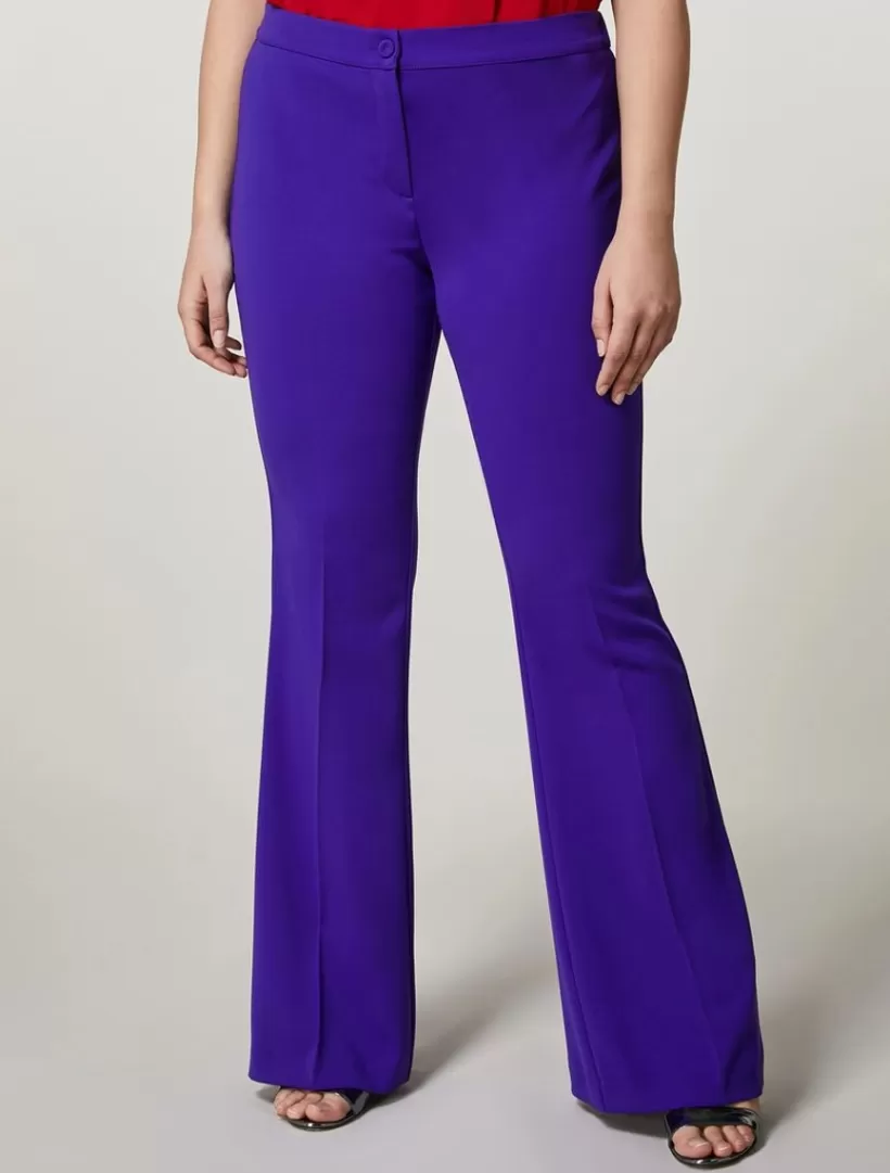 Store Fluid Stretch Fabric Trousers Trousers