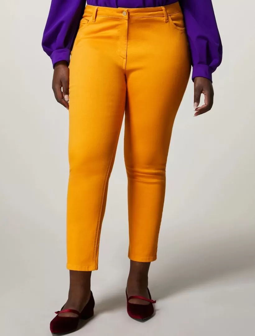 Discount Garment-Dyed Twill Trousers Trousers