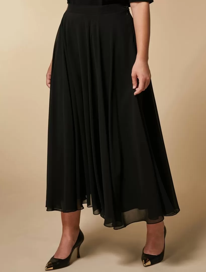 Flash Sale Georgette Crepe Skirt Skirts