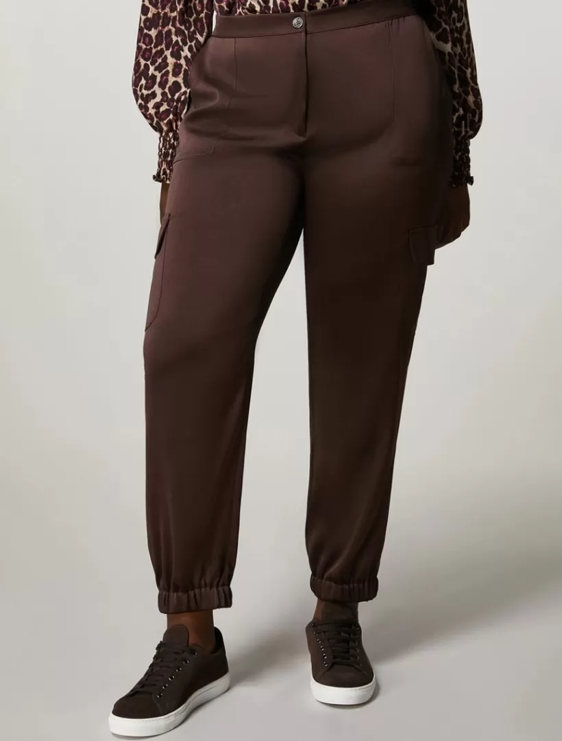 New Hammered Satin Trousers Trousers