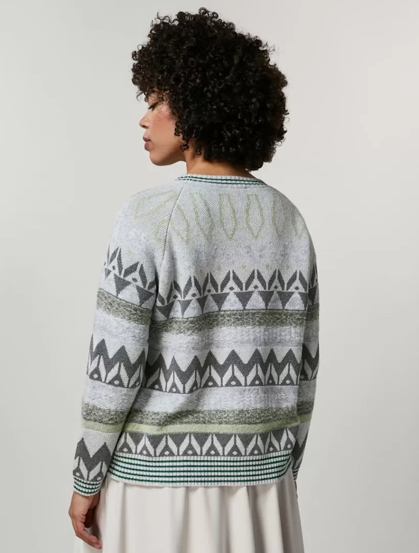 Sale Jacquard Sweater Knitwear