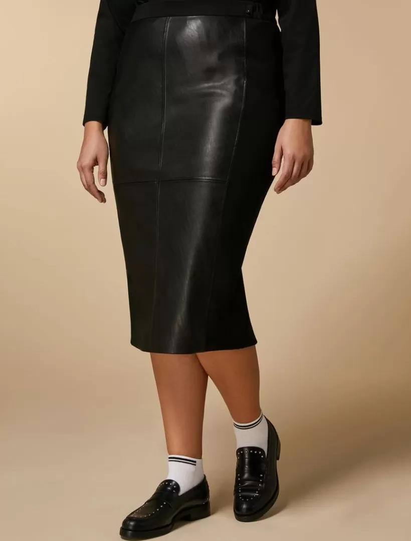 Discount Jersey And Coated Fabric Skirt Skirts