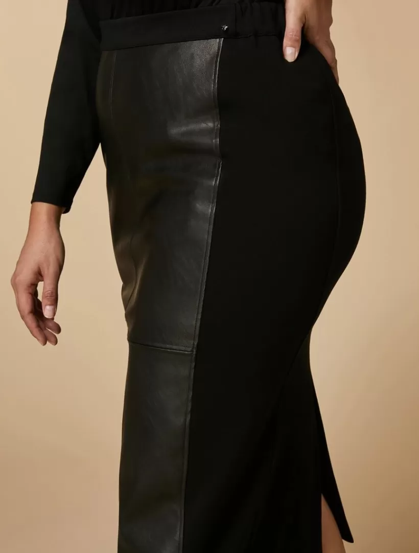 Discount Jersey And Coated Fabric Skirt Skirts