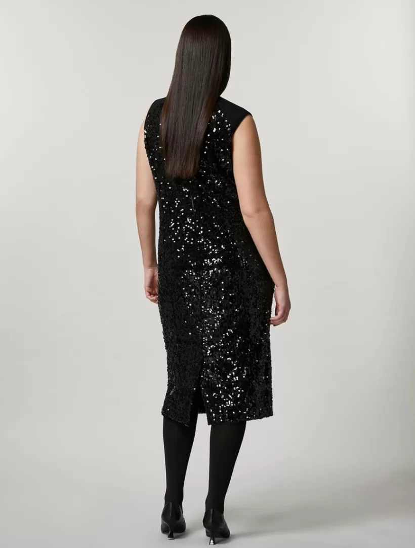 Clearance Jersey And Sequin Dress Dresses