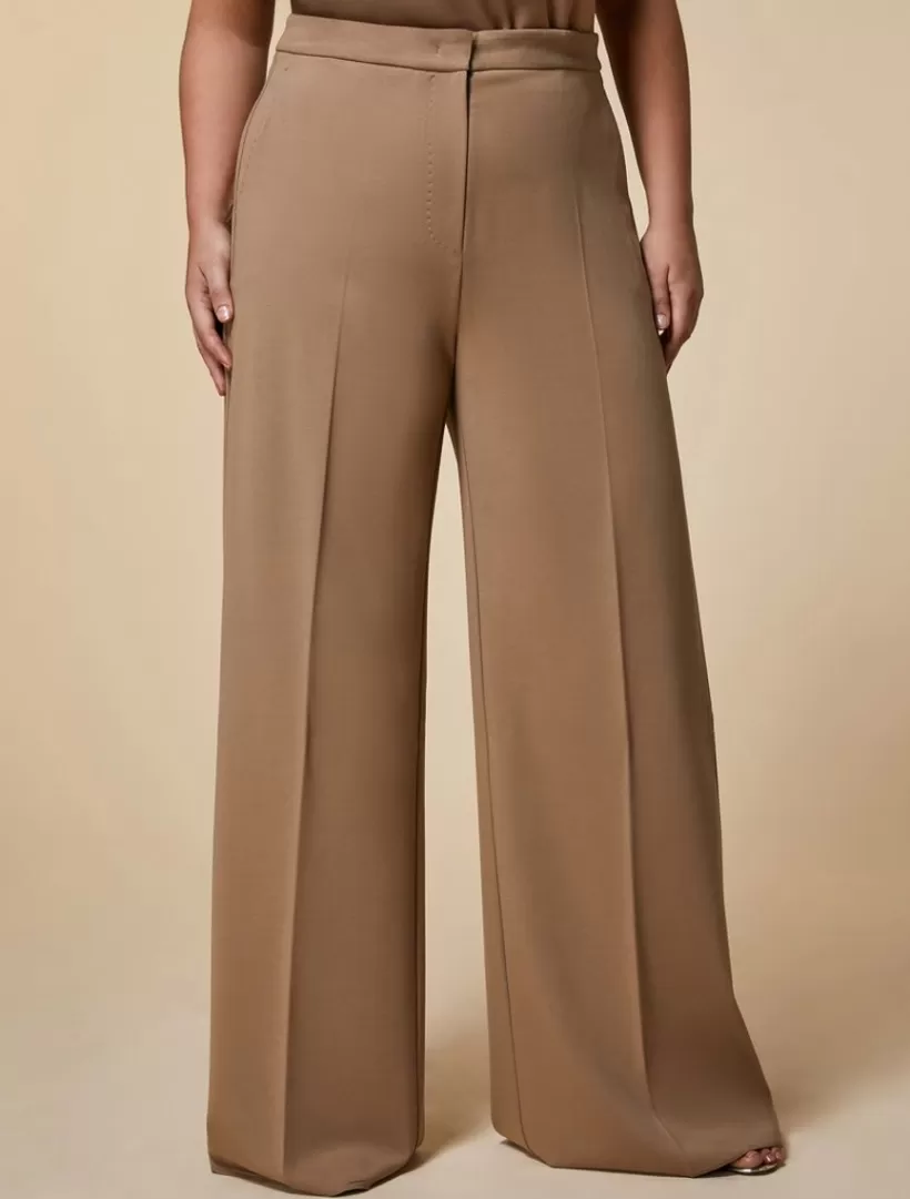 Fashion Jersey Palazzo Trousers Trousers