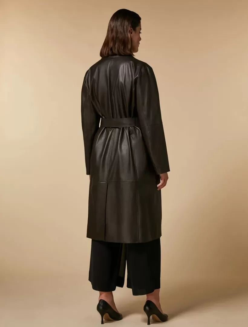 Shop Nappa Leather Duster Coat Coats