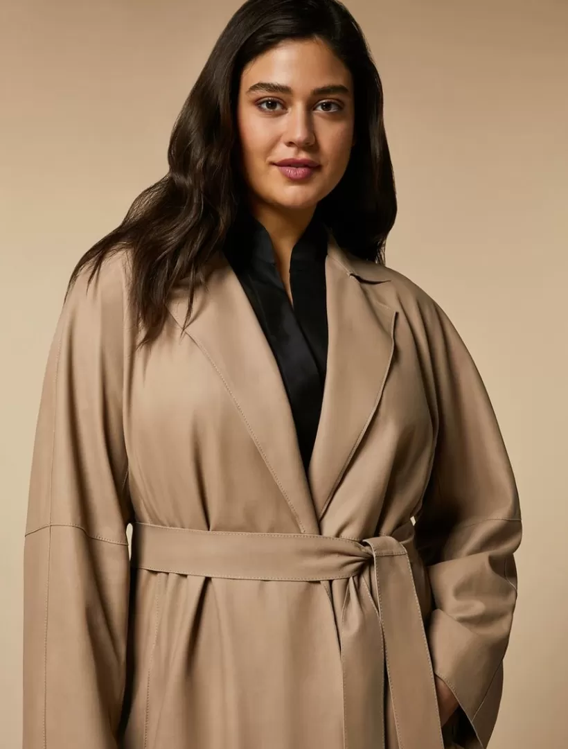 New Nappa Suede Duster Coat Coats