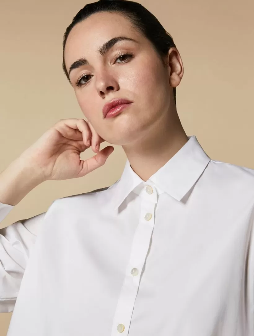 Best Sale Oversized Poplin Shirt Blouses & Shirts