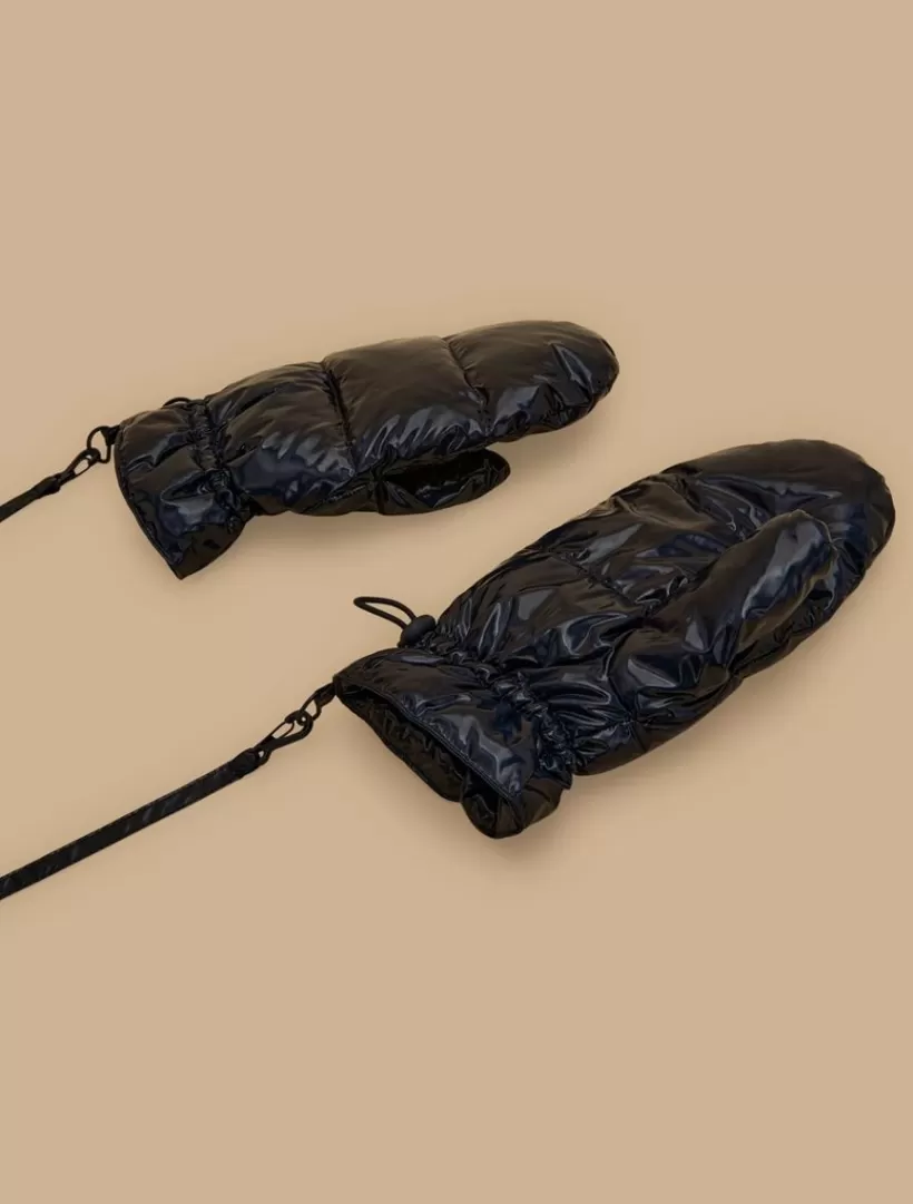 Shop Padded Mittens In Shiny Nylon Other Accessories