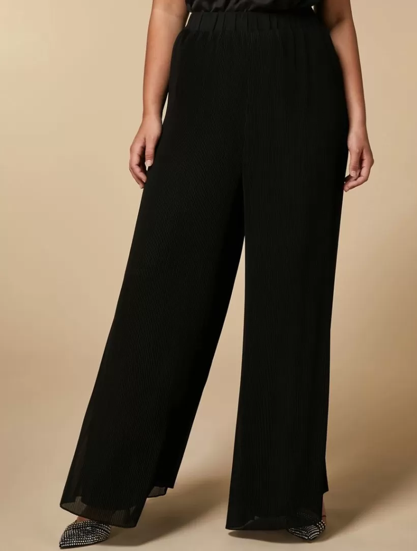 Discount Pleated Georgette Trousers Trousers