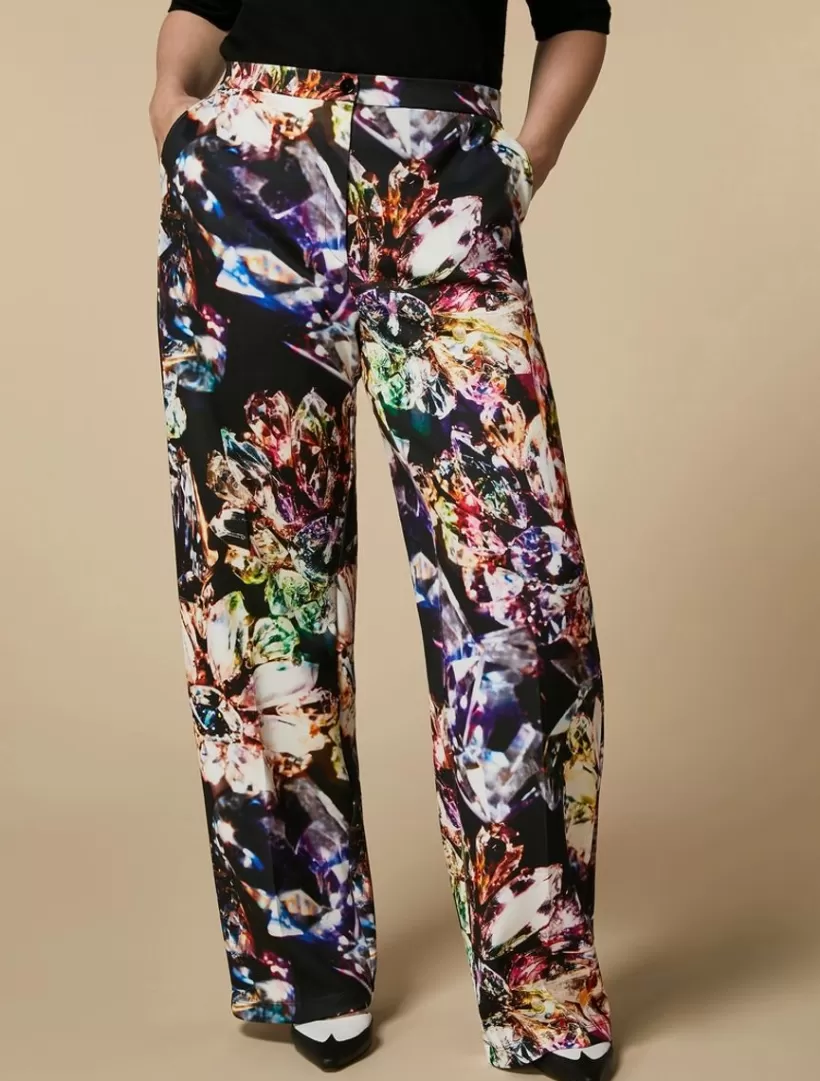 Fashion Printed Neoprene Trousers Trousers