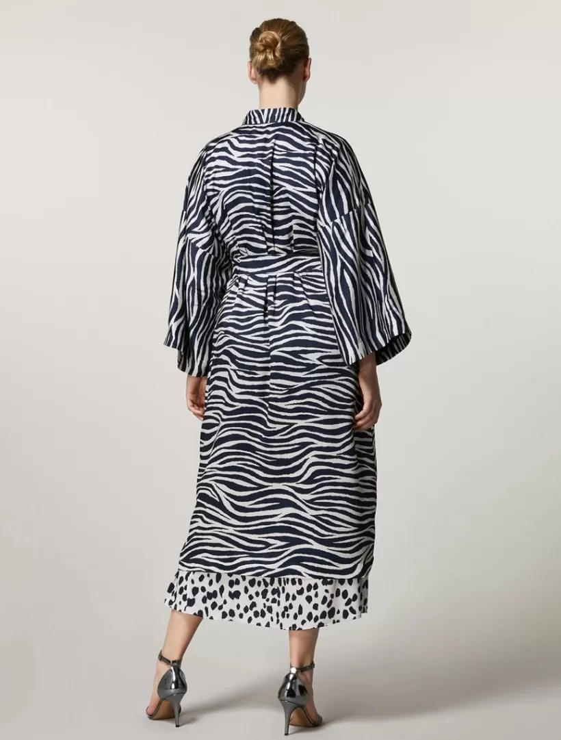 Shop Printed Twill Overcoat Coats