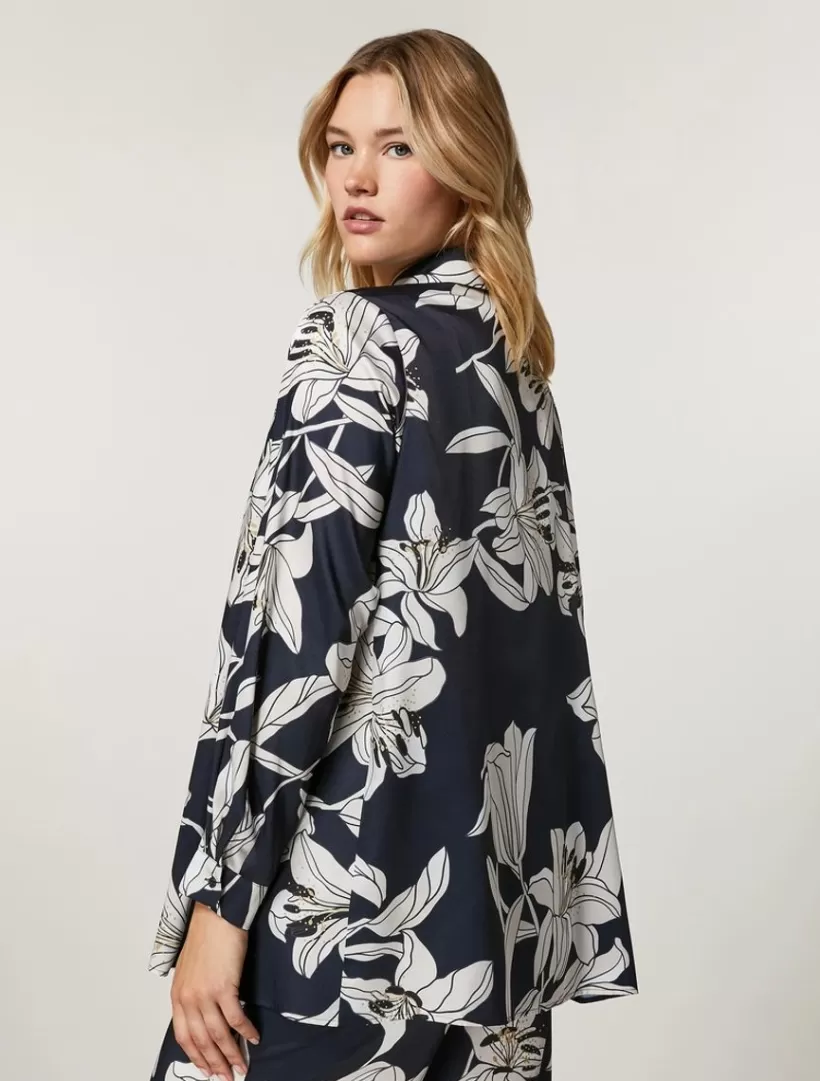 Clearance Printed Twill Shirt Blouses & Shirts