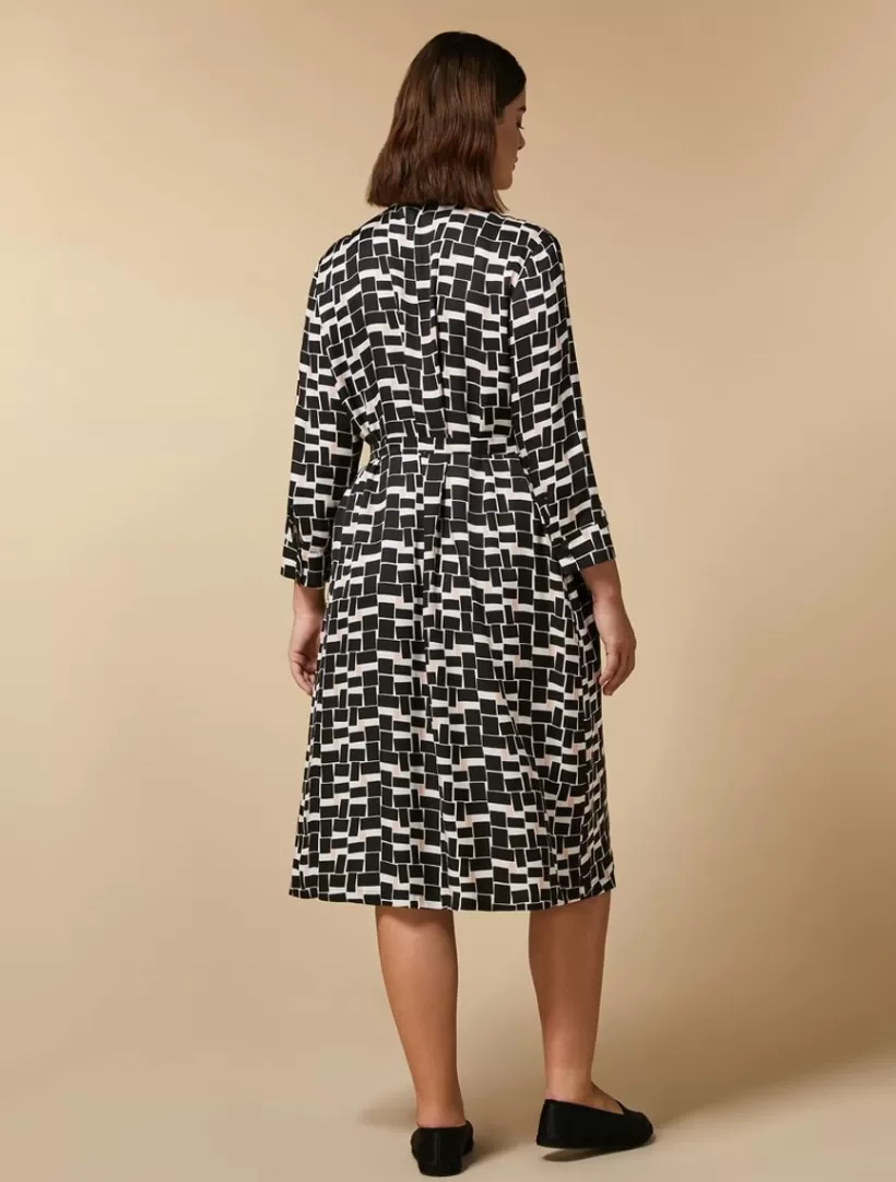 Hot Printed Twill Shirt Dress Dresses