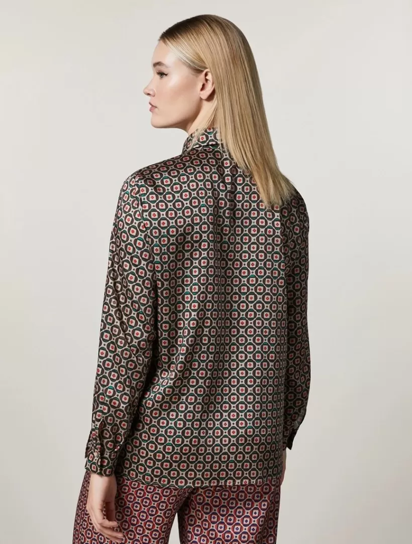 Shop Printed Twill Tunic Blouses & Shirts