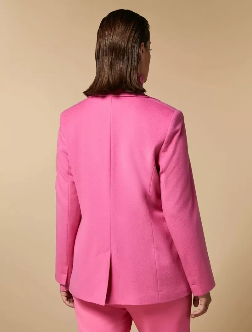 Hot Pure Wool Drap Jacket Jacket & Blazers