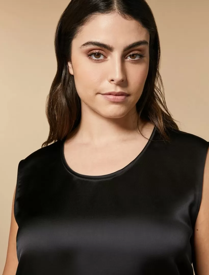 Outlet Satin Tunic Blouses & Shirts