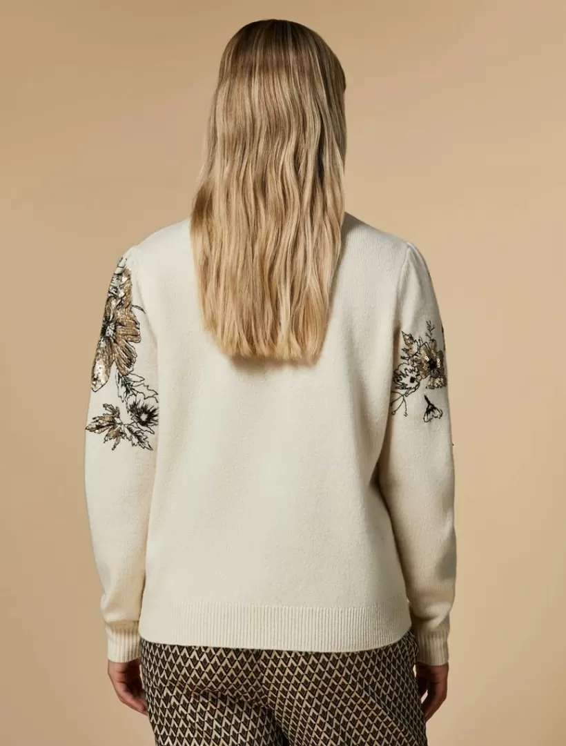 Hot Sequin-Embroidered Sweater Knitwear