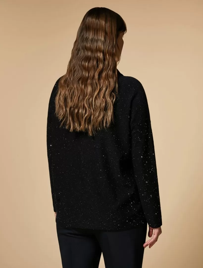 Best Sequinned Sweater And Neck Warmer Knitwear