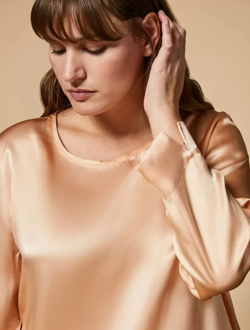 Online Silk Satin Blouse Blouses & Shirts