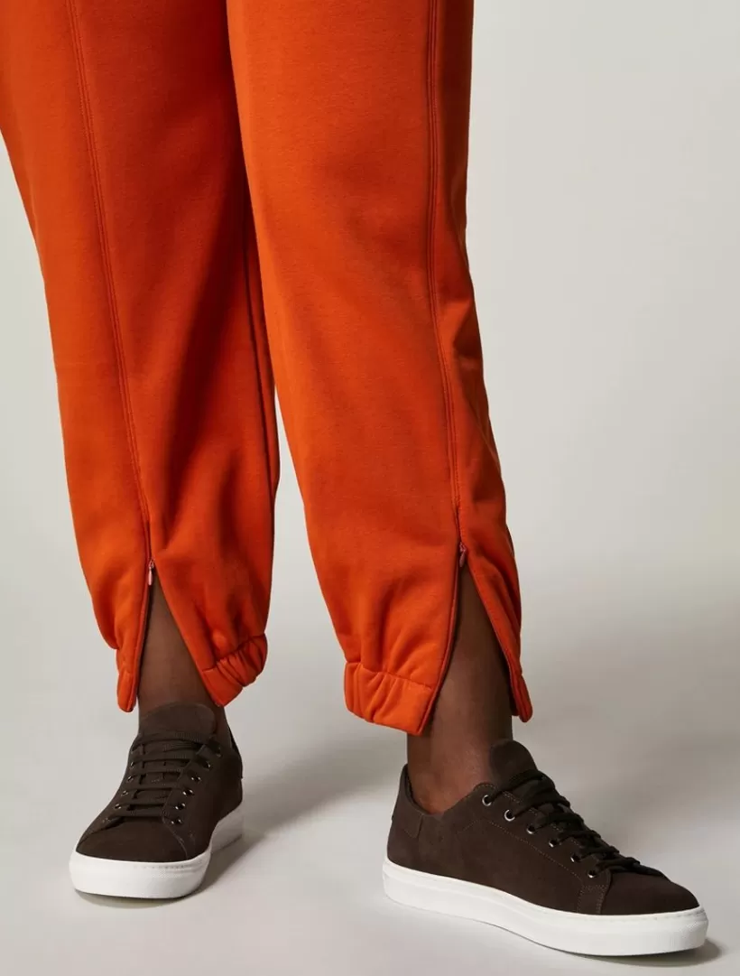 Discount Stretch Cotton Fleece Trousers Trousers