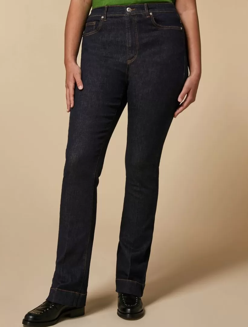 Flash Sale Stretch Denim Flared Jeans Trousers