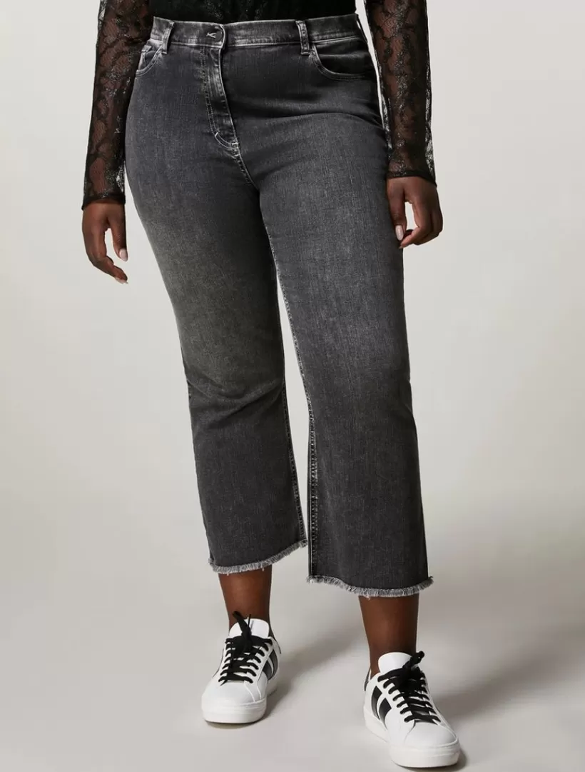 Clearance Stretch Denim Trousers Trousers