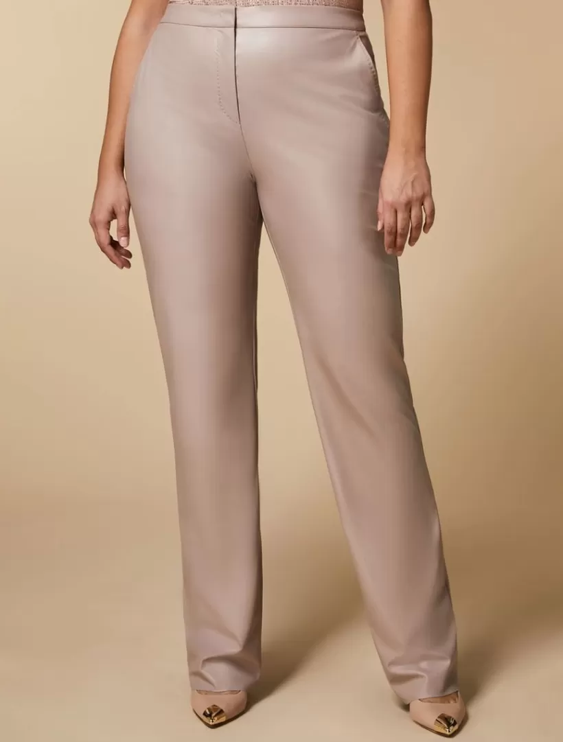 Discount Stretch Nappa Leather Trousers Trousers