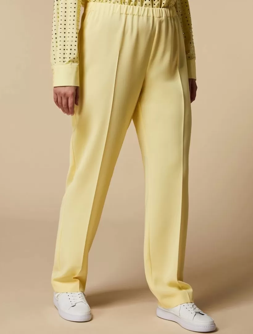 Fashion Triacetate Cady Classic Trousers Trousers