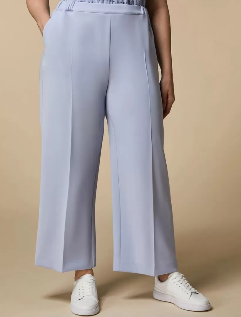 Discount Triacetate Cady Wide Trousers Trousers