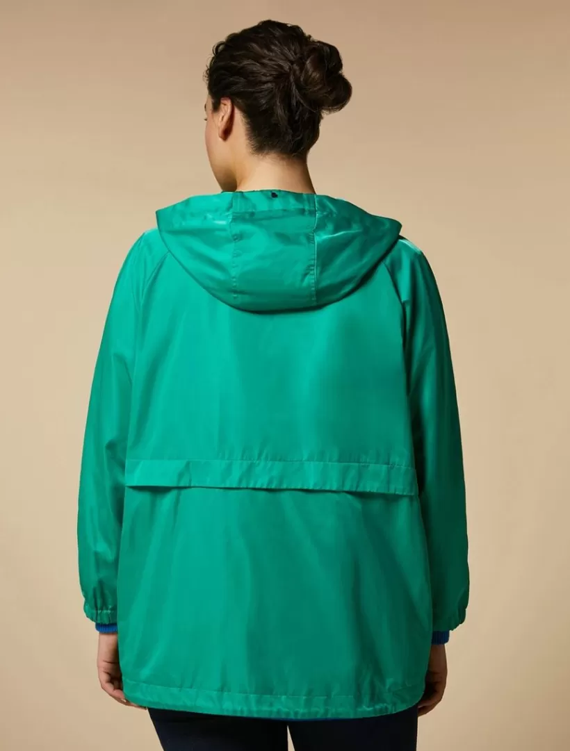 Hot Water-Repellent Satin Raincoat Coats