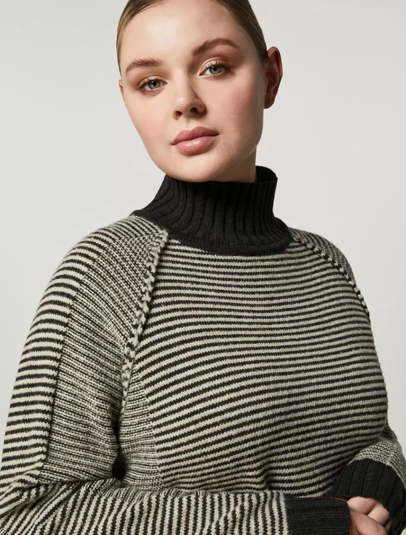 Hot Wool And Viscose Sweater Knitwear