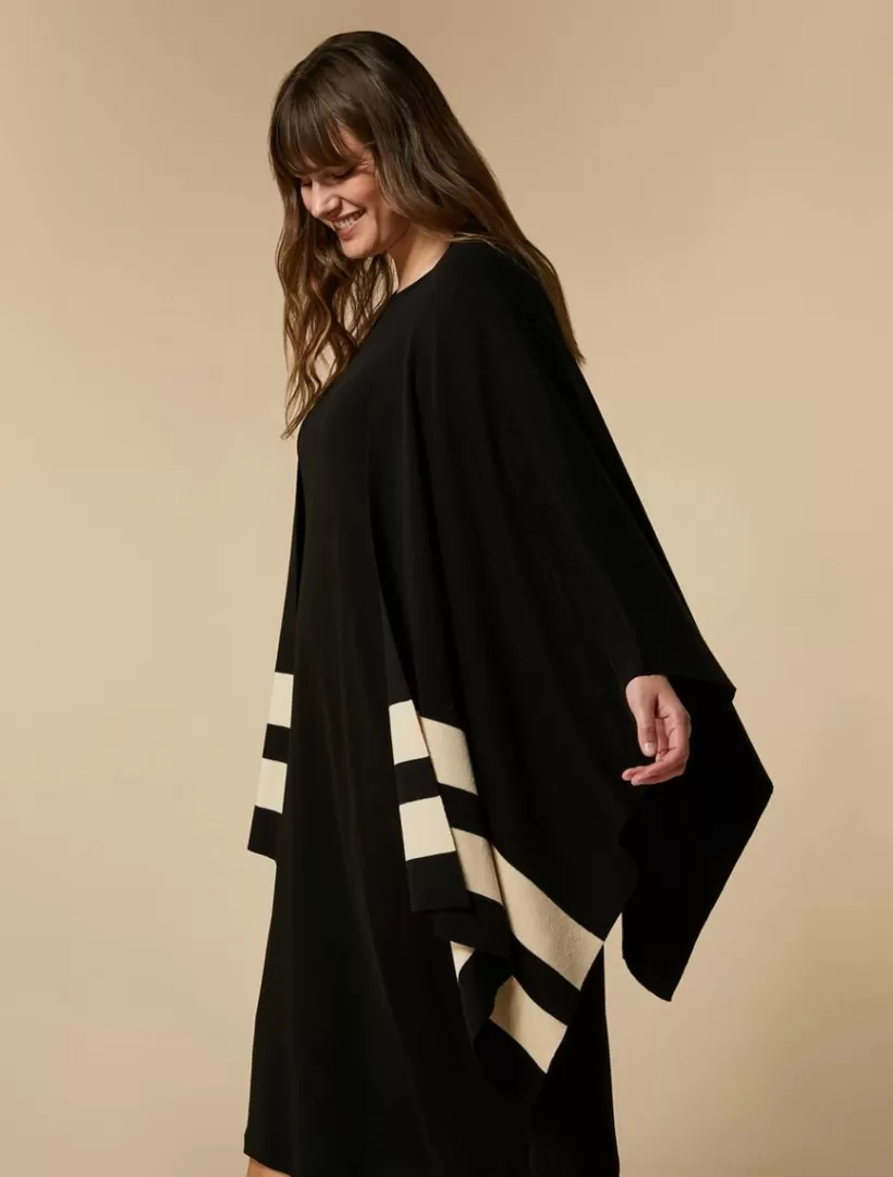 Online Wool-Blend Cape Knitwear