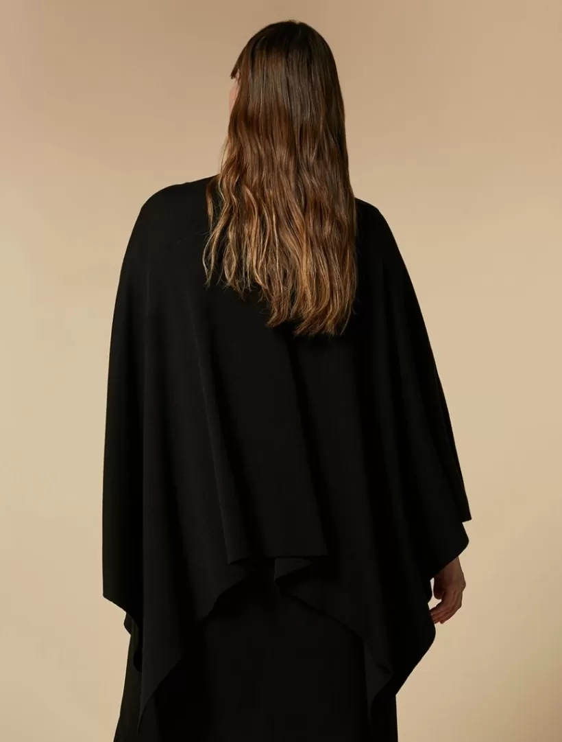 Online Wool-Blend Cape Knitwear