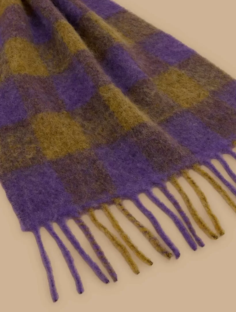 Best Sale Wool-Blend Check Scarf Other Accessories